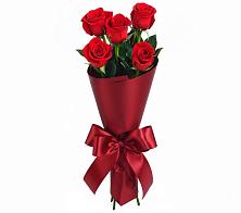 Букет 5 Красных роз Эдлесс Лав в Карасуке