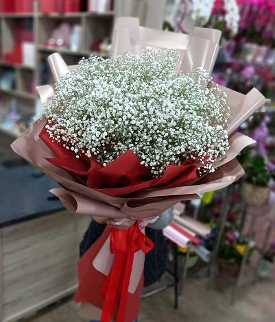 Букет цветов из: Гипсофила в Карасуке