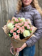 Букет цветов из:  Розы в Карасуке