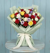 Букет цветов из:  Розы #REPLACE_PRED# Карасуке
