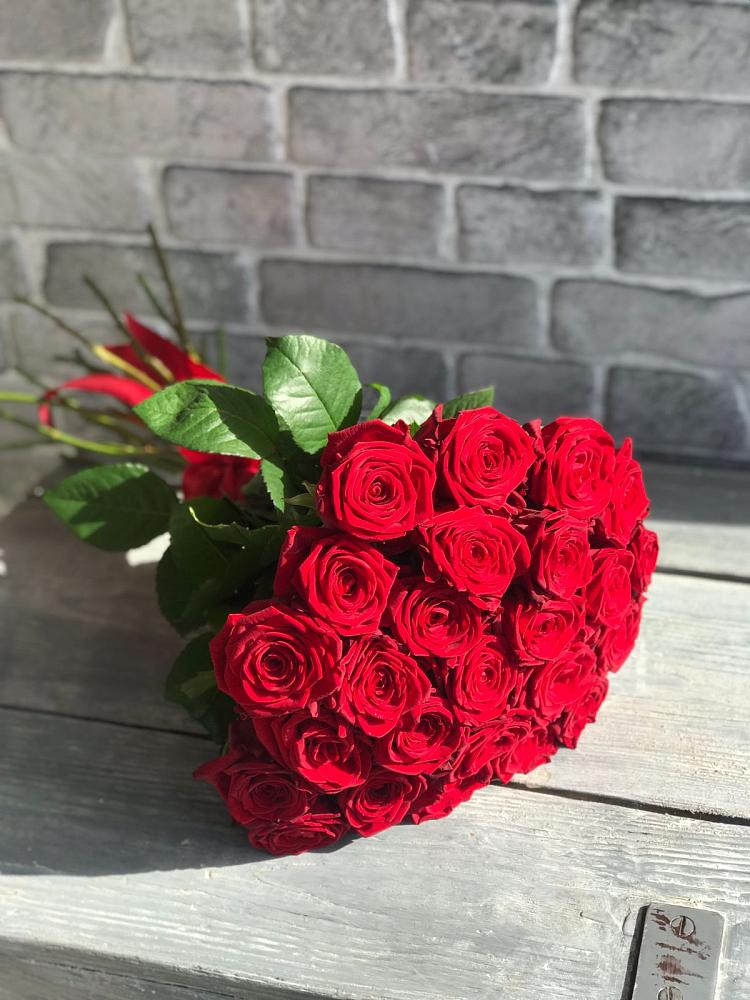 Букет Красные розы Фридом в Карасуке