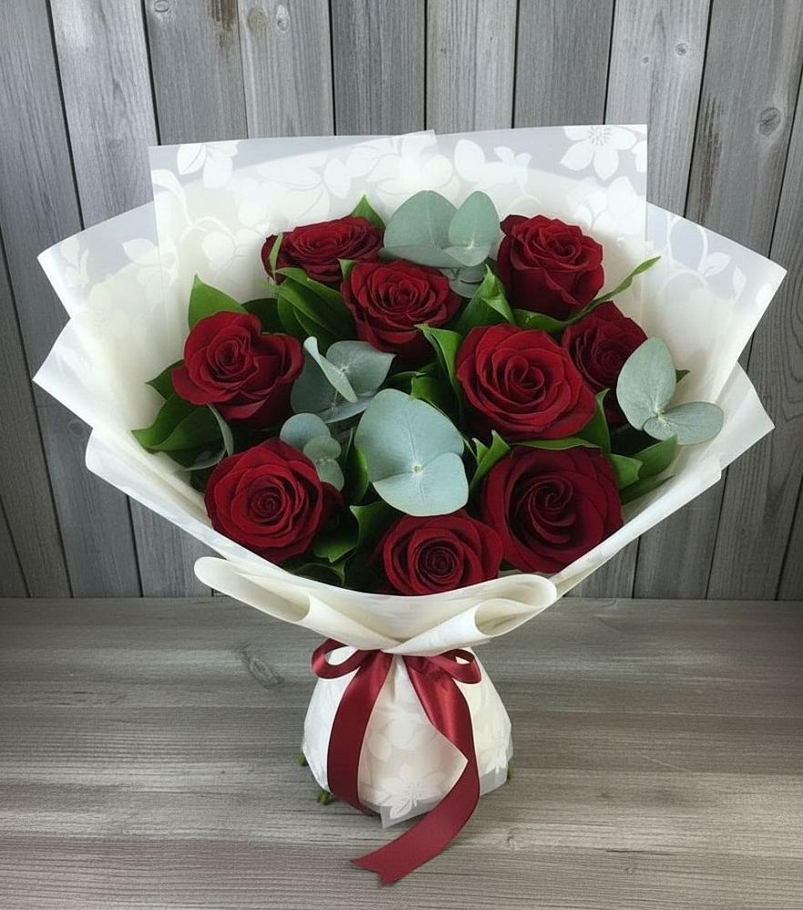 Букет цветов из: Розы в Карасуке