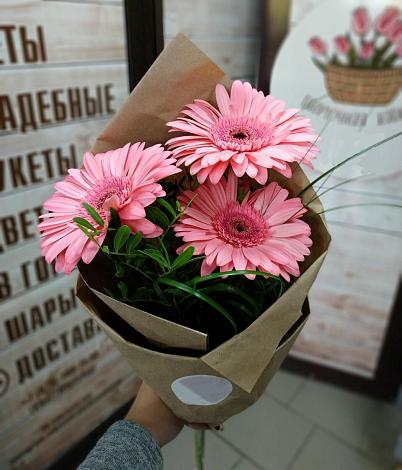 Букет цветов из: Герберы в Карасуке
