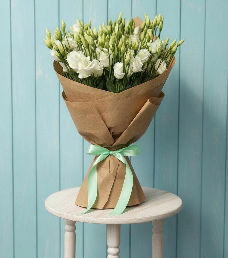 Букет цветов из: Лизиантусы в Карасуке