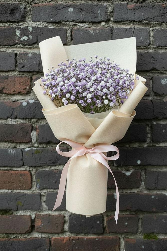 Букет цветов из: Гипсофила в Карасуке