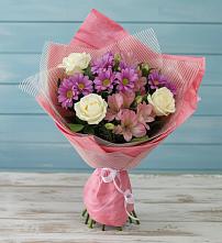 Букет цветов из:  Герберы в Карасуке