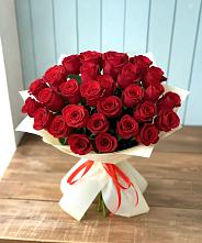 Букет 29 Красных роз в Карасуке