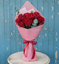 Букет цветов из:  Розы в Карасуке