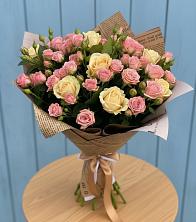 Букет цветов из:  Розы в Карасуке