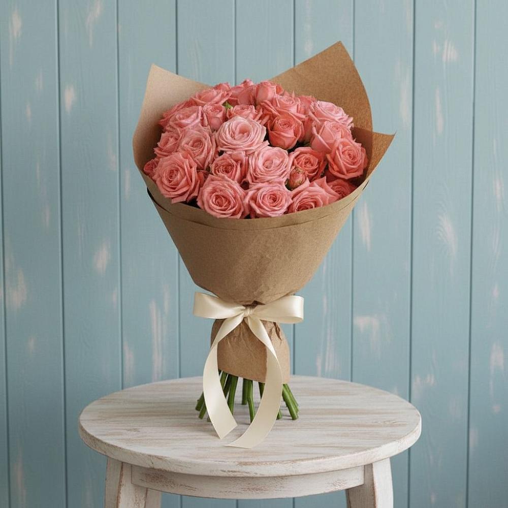 Букет цветов из: Розы в Карасуке