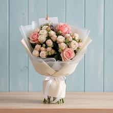 Букет цветов из:  Розы #REPLACE_PRED# Карасуке